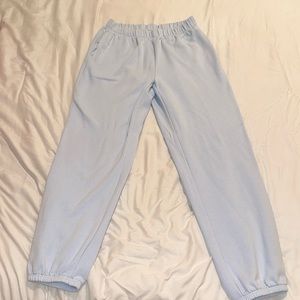 Aerie Light Blue Joggers Size Medium Regular
